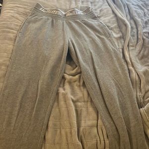 Gray hollister sweatpants